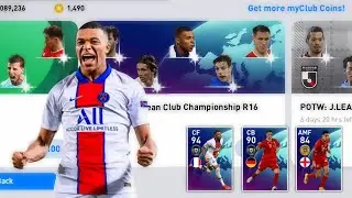 POTW: European Club Championship Featured Pack Opening 🔥 Pes 2021 Mobile
