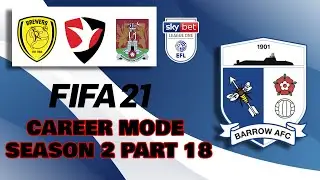 FIFA 21! Brandon Hanlan breaks the League One scoring record. EFL League 1 Career Mode PART 18