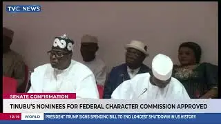 Senate Approves Tinubu's Nominees For Federal Character Commission