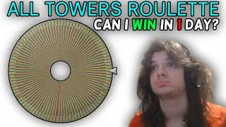 🟥 TRYING TO BEAT THE ALL TOWERS ROULETTE IN 1 STREAM (ABSOLUTE BAKED STREAM ON SCHLIZZER BASS) 🟥