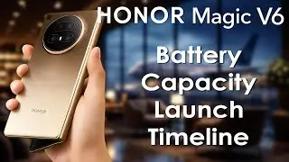 Honor Magic V6 Massive Battery Revealed along with Launch Timeline