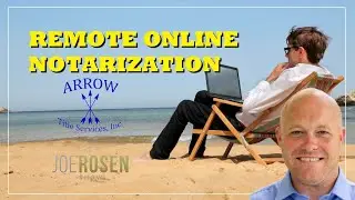 Remote Online Notarization w/ Michele Chardt - The Joe Rosen Show