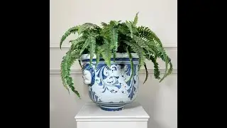 -18th-Century-Blue-and-white-French-Cache-Pot-probably-Nevers-