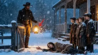 A Cowboy Heard Knocking at Midnight—Outside Stood a Mother with Five Kids