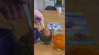 Make this fun Eggs-periment - cool coloured Dragon Eggs for Easter! #shorts