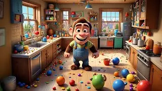 Monkey Made a Messy Milkshake 🐵🥤 | Funny Kids Song | Preschool Learning Rhyme