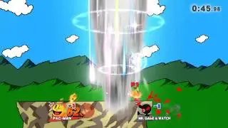 SSB for Wii U: Pac-Man VS Mr.G&W