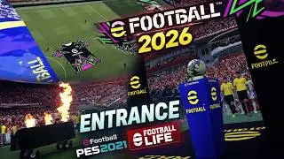 Потрясающе!! Вход в E-Football 2026 для PES 2021/Football Life, созданный фанатами!