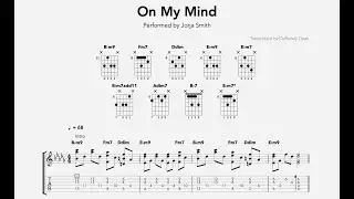 On My Mind Guitar Chords - Jorja Smith