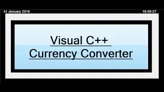 How to Create Currency Converter in Visual C++