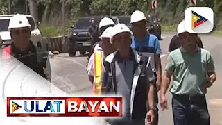 DPWH Sec. Bonoan, siniyasat ang rock netting project sa Kennon Road
