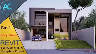 Gabby G House | Part 4 | Complete Step By Step Project | Revit and Twinmotion Tutorial