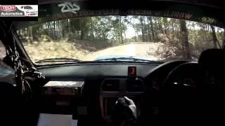 Narooma Forest Rally 2014 Mick Harding Julie Boorman Car 1 SS1