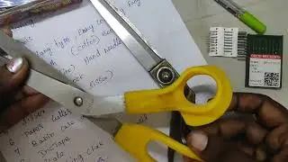 Tailoring Basic material.                        Free tailoring class #Day - 1; 