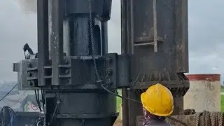Live Pile Driver Diesel Hammer