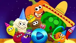 FUNNY FOOD 2! Game for Kids | Learn Color and Shapes with Funny Game