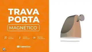 Como Funciona o Trava Porta Magn&eacute;tico Zanline