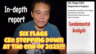 The Real Reason Six Flags CEO Stepped Down!!!