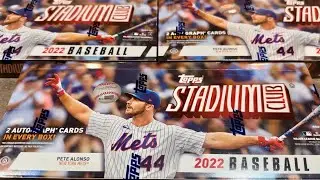 NEW RELEASE!  2022 STADIUM CLUB BASEBALL CARDS!