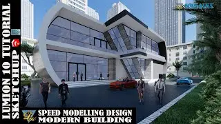 LUMION 10 TUTORIAL EXTERIOR (MODERN OFFICE BUILDING)