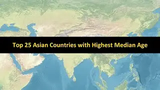 Top 25 Asian Countries with Highest Median Age