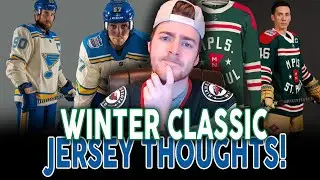 My Thoughts On The St Louis Blues And Minnesota Wild Winter Classic Jerseys!