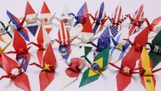 Orizuru National Flag Origami