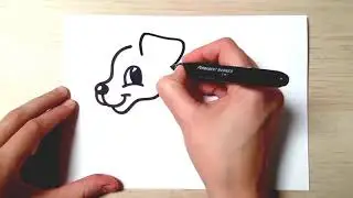 Drawing a dog in 1 minute!