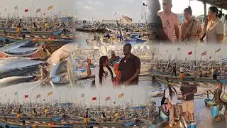 Ghana’s Fishermen Hold the World in Their Boats: The Meaning Behind the Flags 🇬🇭🌍Tema Fishing Habour