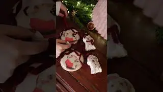 Печать на ткани своими руками и создание 🎄 украшений #праздничныеподелки #подаркисвоимируками #ро...