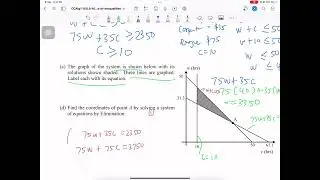 Common Core I Algebra 1 Lesson 8 Modeling with Systems of Inequalities Homework