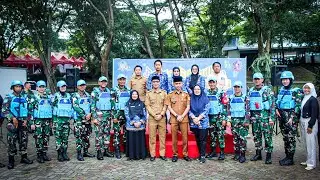 SATGAS YONMEK TNI KONGA XXIII-S STAF CIMIC  MELAKSANAKAN GIAT KEY LEADER
