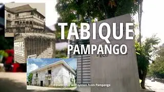 Bahay ni Maria at Marta Restaurant wall signage is made from Tabique Pampango