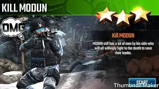 Kill Modun, Sniper strike special ops mission #3- Siberia (Machine gun/zone 6)