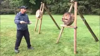 Knife throwing no spin close quarters