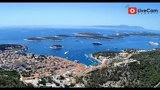 Hvar, ljeto, jahte, kruzeri, uživo - live stream!