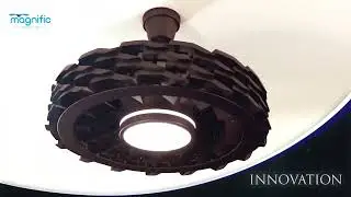 Innovation | Bladeless Fan | Designer | Trio | WoodenFans | Fan With Lights | Magnific Designer fans