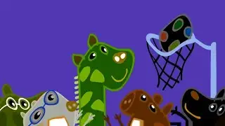 Peppa And Friends Playing Basketball | Klasky Csupo 2001 Effects