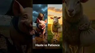 The Pig and the Sheep &ndash; A Moral Story About Patience and Wisdom #ai