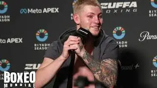 Callum Walsh Reacts to Unanimous Decision Win vs Carlos Ocampo | #ZuffaBoxing1 Post-Fight Presser