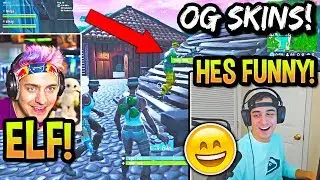 NINJA & CLOAK *BOTH* use RECON EXPERT and MEET a FRIENDLY ELF SKIN! (so funny)