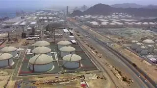 Fujairah Oil Industry Zone - Drone Video