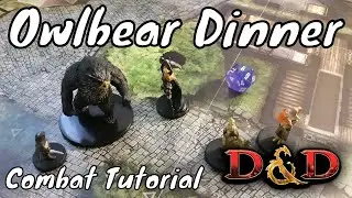 D&D (5e): Combat Tutorial (Owlbear Dinner)