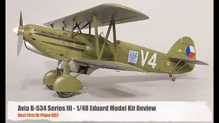 Eduard 1:48 Avia B-534 Review - Prettiest Biplane?