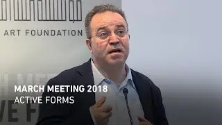 March Meeting 2018: &lsquo;Active Forms&rsquo;-Mohammad Ali Atassi, Director of Bidayyat