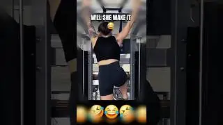 American🇺🇸 GYM Girl Struggling With Resistance Band Gone Wrong #gym #workout #memes #funnygymmoments