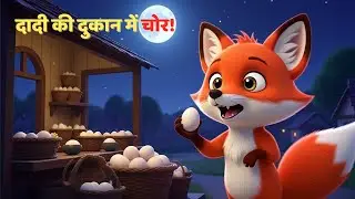 Clever Fox Gets a Lesson चालाक लोमड़ी और समझदार दादी | Hindi Moral Story for Kids