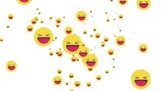 Motion Made - Royalty Free Footage social media laughing emojis flowing animated background