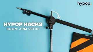 How To Set Up Photography Boom Arm Tutorial | Hypop Hacks