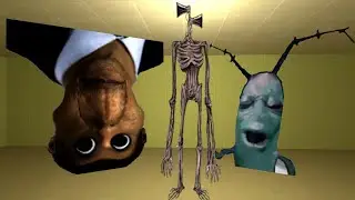 UOBUNGA SIREN HEAD AND PILAOBAN ATTACKED ME IN HOTEL MAPS#Nextbots_#Garry's world 200k